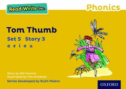 Бумажная книга «Read Write Inc. Phonics: Tom Thumb (Yellow Set 5 Storybook 3)», автор Джилл Мантон - фото №1