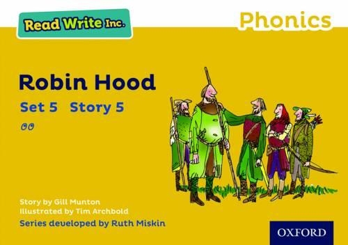 Паперова книга «Read Write Inc. Phonics: Robin Hood (Yellow Set 5 Storybook 5)», автор Джилл Мантон - фото №1