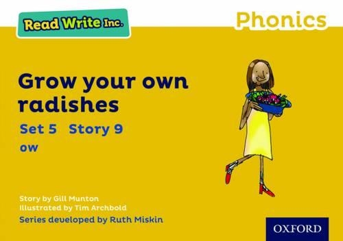 Бумажная книга «Read Write Inc. Phonics: Grow Your Own Radishes (Yellow Set 5 Storybook 9)», автор Джилл Мантон - фото №1