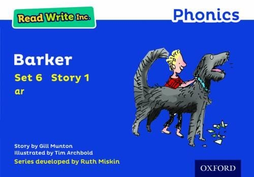 Бумажная книга «Read Write Inc. Phonics: Barker (Blue Set 6 Storybook 1)», автор Джилл Мантон - фото №1