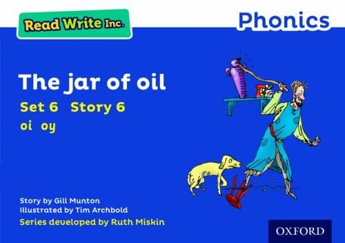 Бумажная книга «Read Write Inc. Phonics: The Jar of Oil (Blue Set 6 Storybook 6)», автор Джилл Мантон - фото №1