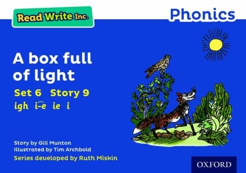 Бумажная книга «Read Write Inc. Phonics: A Box Full of Light (Blue Set 6 Storybook 9)», автор Джилл Мантон - фото №1