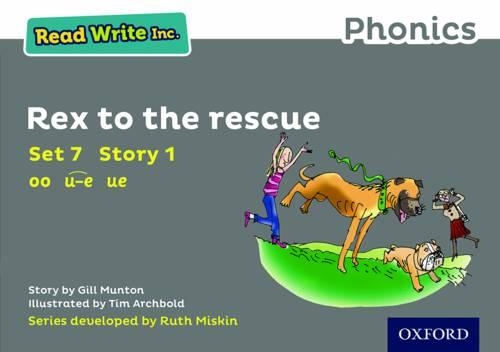 Паперова книга «Read Write Inc. Phonics: Rex to the Rescue (Grey Set 7 Storybook 1)», автор Джилл Мантон - фото №1