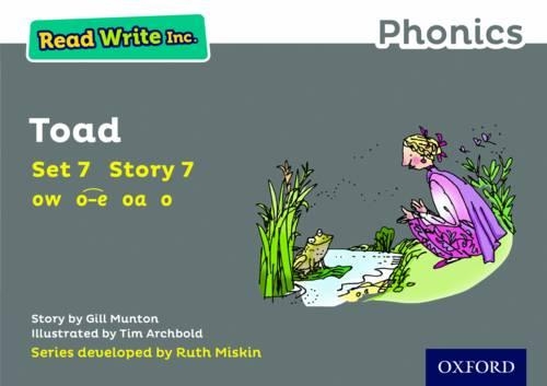 Бумажная книга «Read Write Inc. Phonics: Toad (Grey Set 7 Storybook 7)», автор Джилл Мантон - фото №1