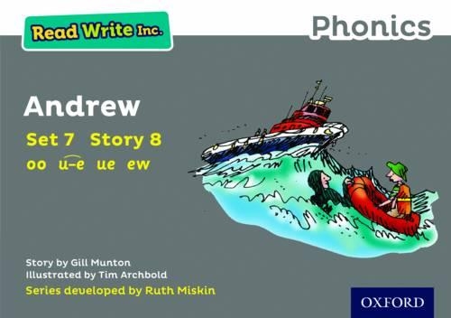 Паперова книга «Read Write Inc. Phonics: Andrew (Grey Set 7 Storybook 8)», автор Джилл Мантон - фото №1