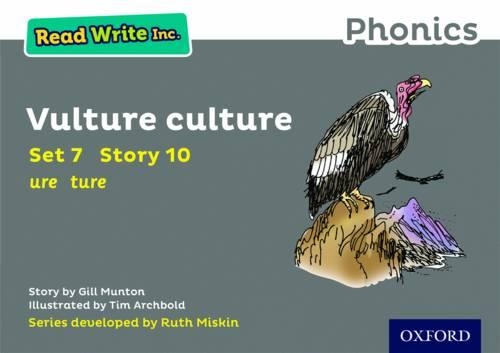 Бумажная книга «Read Write Inc. Phonics: Vulture Culture (Grey Set 7 Storybook 10)», автор Джилл Мантон - фото №1