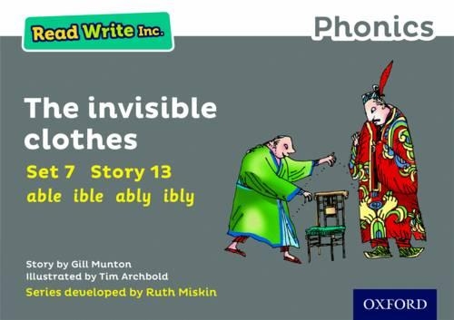 Бумажная книга «Read Write Inc. Phonics: The Invisible Clothes (Grey Set 7 Storybook 13)», автор Джилл Мантон - фото №1