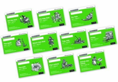 Паперова книга «Set 1 Green Storybooks – Black and White - Pack of 10» - фото №1
