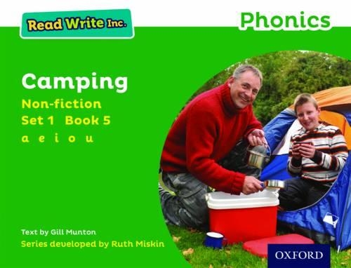Паперова книга «Read Write Inc. Phonics: Camping (Green Set 1 Non-fiction 5)», автор Джилл Мантон - фото №1
