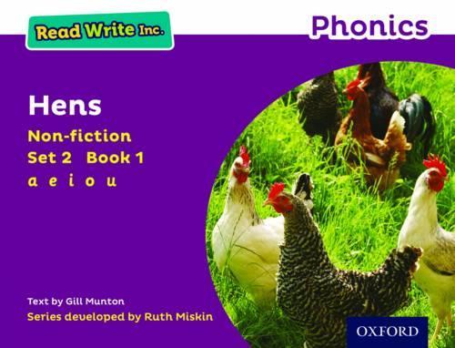 Бумажная книга «Read Write Inc. Phonics: Hens (Purple Set 2 Non-fiction 1)», автор Джилл Мантон - фото №1
