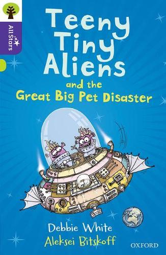 Бумажная книга «Oxford Reading Tree All Stars: Oxford Level 11: Teeny Tiny Aliens and the Great Big Pet Disaster», автор Дебби Уайт - фото №1