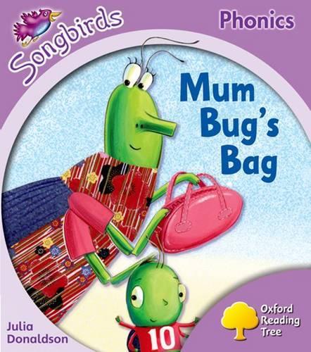 Бумажная книга «Oxford Reading Tree Songbirds Phonics: Level 1+: Mum Bug's Bag», автор Джулия Дональдсон - фото №1