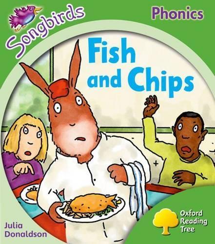 Паперова книга «Oxford Reading Tree Songbirds Phonics: Level 2: Fish and Chips», автор Джулія Дональдсон - фото №1