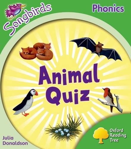 Паперова книга «Oxford Reading Tree: Level 2: More Songbirds Phonics: Animal Quiz», автор Джулія Дональдсон - фото №1