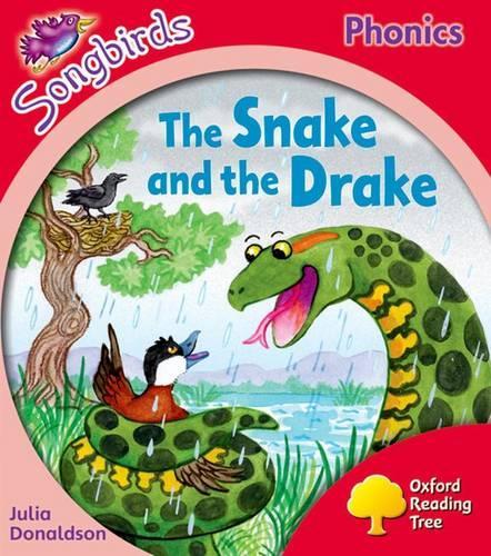 Паперова книга «Oxford Reading Tree Songbirds Phonics: Level 4: The Snake and the Drake», автор Джулія Дональдсон - фото №1