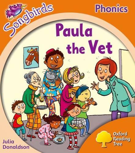 Паперова книга «Oxford Reading Tree Songbirds Phonics: Level 6: Paula the Vet», автор Джулія Дональдсон - фото №1