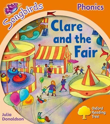 Бумажная книга «Oxford Reading Tree Songbirds Phonics: Level 6: Clare and the Fair», автор Джулия Дональдсон - фото №1