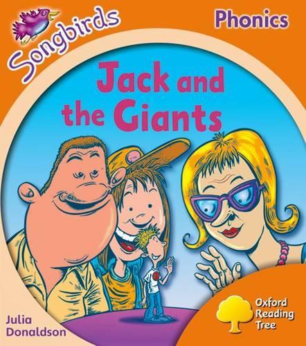 Паперова книга «Oxford Reading Tree Songbirds Phonics: Level 6: Jack and the Giants», автор Джулія Дональдсон - фото №1