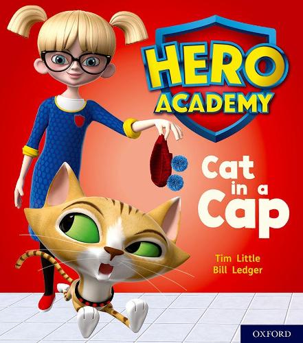 Паперова книга «Hero Academy: Oxford Level 1+, Pink Book Band: Cat in a Cap», автор Тім Літтл - фото №1