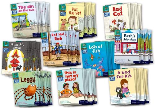 Бумажная книга «Read Write Inc. Phonics Book Bag Books: Green Set 1 Storybooks Pack of 100», авторов Элисон Хос, Эдриан Брэдбери, Карра Макфарлейн - фото №1
