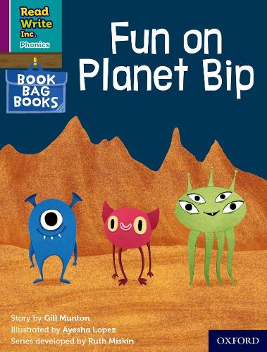 Паперова книга «Read Write Inc. Phonics: Fun on Planet Bip (Purple Set 2 Book Bag Book 5)», автор Джилл Мантон - фото №1