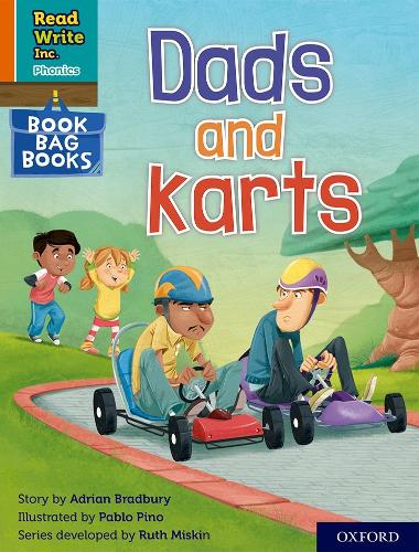 Бумажная книга «Read Write Inc. Phonics: Dads and karts (Orange Set 4 Book Bag Book 7)», автор Адриан Бредбери - фото №1