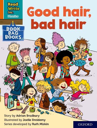 Бумажная книга «Read Write Inc. Phonics: Good hair, bad hair (Orange Set 4 Book Bag Book 9)», автор Адриан Бредбери - фото №1