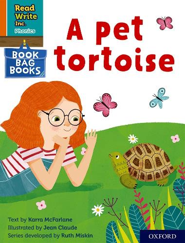 Бумажная книга «Read Write Inc. Phonics: A pet tortoise (Orange Set 4 Book Bag Book 12)», автор Карра Макфарлейн - фото №1