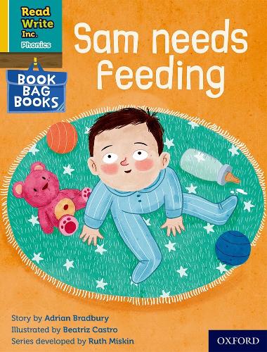 Бумажная книга «Read Write Inc. Phonics: Sam needs feeding (Yellow Set 5 Book Bag Book 7)», автор Адриан Бредбери - фото №1
