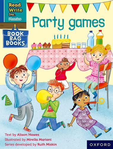 Паперова книга «Read Write Inc. Phonics: Party games (Blue Set 6 Book Bag Book 7)», автор Елісон Хоз - фото №1