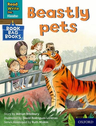 Бумажная книга «Read Write Inc. Phonics: Beastly pets (Blue Set 6 Book Bag Book 8)», автор Адриан Бредбери - фото №1