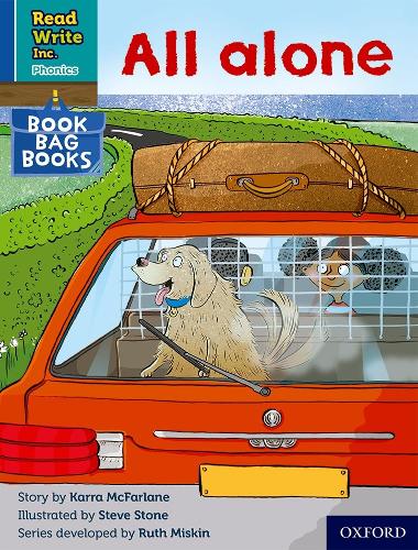 Бумажная книга «Read Write Inc. Phonics: All alone (Blue Set 6 Book Bag Book 10)», автор Карра Макфарлейн - фото №1