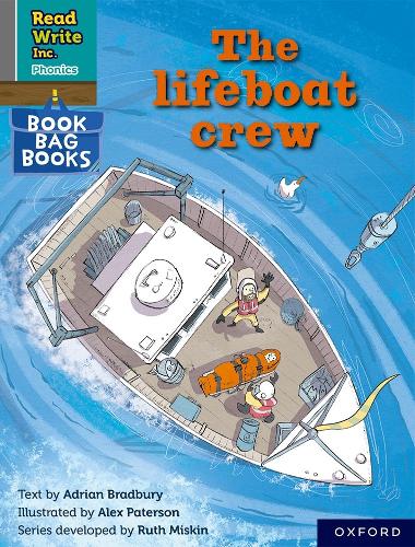 Бумажная книга «Read Write Inc. Phonics: The lifeboat crew (Grey Set 7 Book Bag Book 8)», автор Адриан Бредбери - фото №1