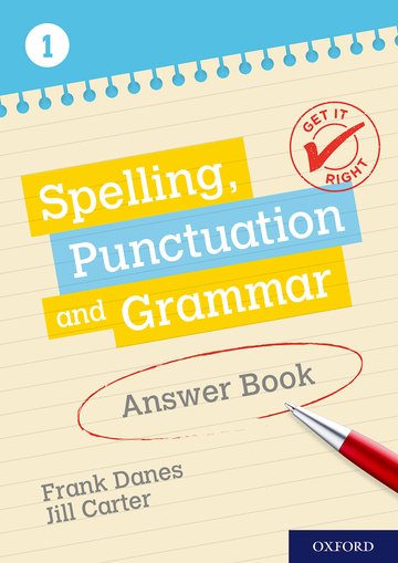 Паперова книга «Get It Right: KS3; 11-14: Spelling, Punctuation and Grammar Answer Book 3», авторів Джілл Картер, Френк Датс - фото №1