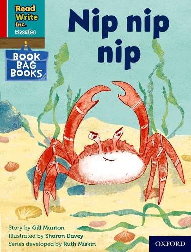 Бумажная книга «Read Write Inc. Phonics: Nip nip nip (Red Ditty Book Bag Book 6)», автор Джилл Мантон - фото №1