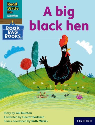 Паперова книга «Read Write Inc. Phonics: A big black hen (Red Ditty Book Bag Book 9)», автор Джилл Мантон - фото №1