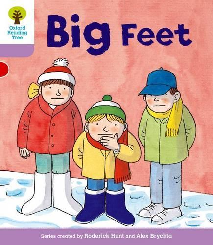 Паперова книга «Oxford Reading Tree: Level 1+: First Sentences: Big Feet», автор Родерік Хант - фото №1