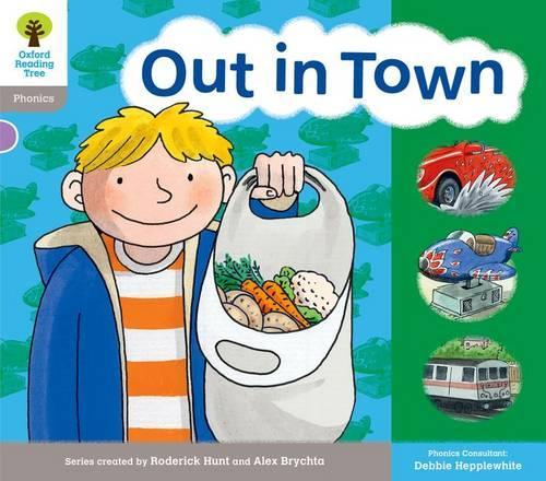 [object Object] «Oxford Reading Tree: Level 1: Floppy's Phonics: Sounds and Letters: Out in Town», автор Дебби Хепплвайт - фото №1