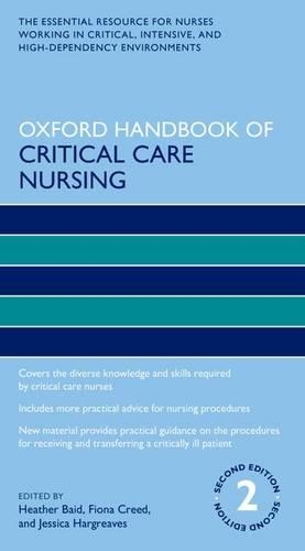 Бумажная книга «Oxford Handbook of Critical Care Nursing», авторов Фиона Крид, Джессика Харгривз - фото №1
