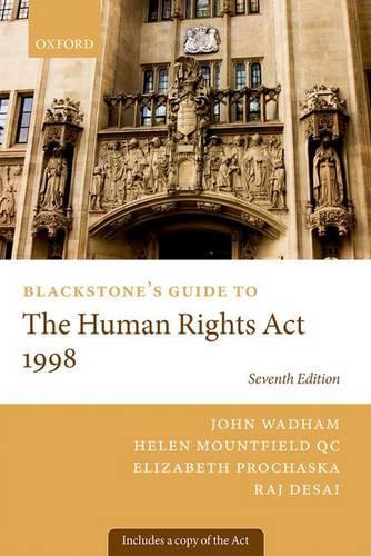 Паперова книга «Blackstone's Guide to the Human Rights Act 1998», автор Елізабет Прохаска - фото №1