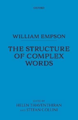 Паперова книга «William Empson: The Structure of Complex Words», автор Вільям Емпсон - фото №1
