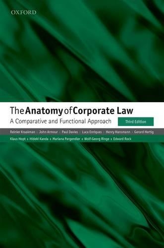 Бумажная книга «The Anatomy of Corporate Law: A Comparative and Functional Approach», авторов Жерар Хертиг, Хидеки Канда, Джон Армур, Пол Дэвис - фото №1