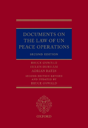 Бумажная книга «Documents on the Law of UN Peace Operations», авторов Адриан Бейтс, Брюс Освальд, Хелен Дарем - фото №1