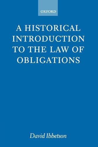 Паперова книга «A Historical Introduction to the Law of Obligations», автор Девід Іббетсон - фото №1