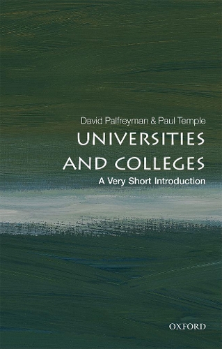 Паперова книга «Universities and Colleges: A Very Short Introduction», автор Девід Палфріман - фото №1