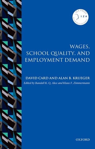 Паперова книга «Wages, School Quality, and Employment Demand», авторів Алан Б. Крюгер, Девід Кард - фото №1