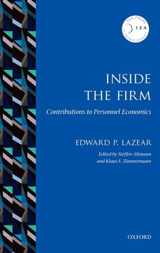 Паперова книга «Inside the Firm: Contributions to Personnel Economics», автор Едвард П. Лазеар - фото №1