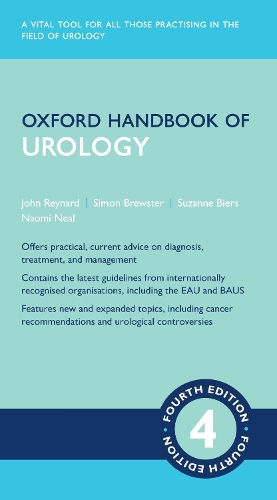 Паперова книга «Oxford Handbook of Urology», автор Джон Рейнард - фото №1