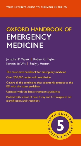 Паперова книга «Oxford Handbook of Emergency Medicine», авторів Емілі Дж. Хоттон, Джонатан П. Вайатт - фото №1