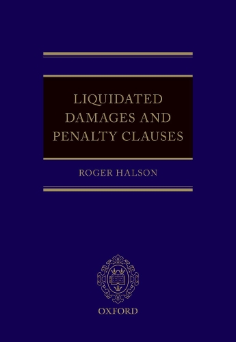 Бумажная книга «Liquidated Damages and Penalty Clauses», автор Роджер Халсон - фото №1